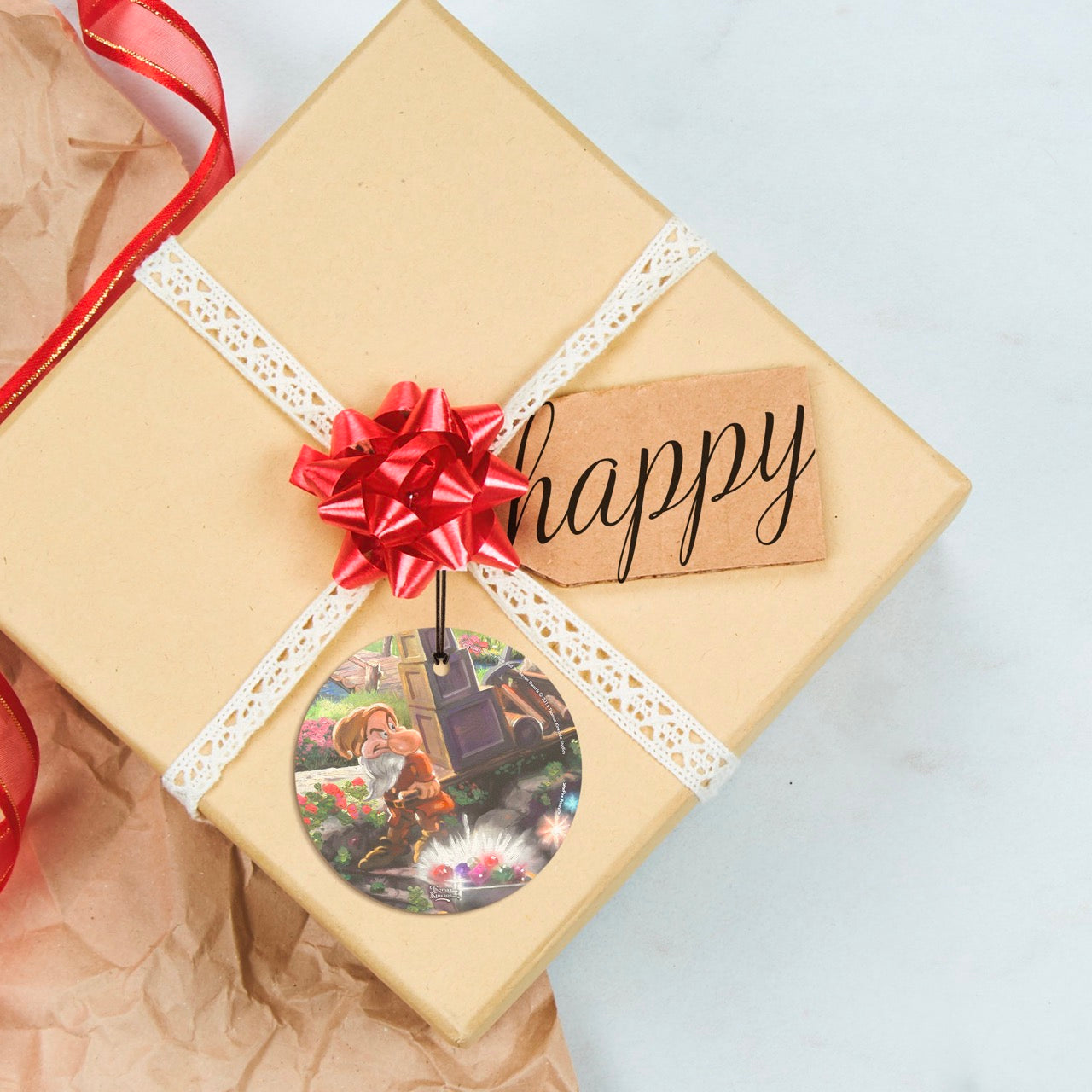 Disney (Snow White and the Seven Dwarfs – Grumpy) StarFire Prints™ Hanging Glass Print SPCIR562